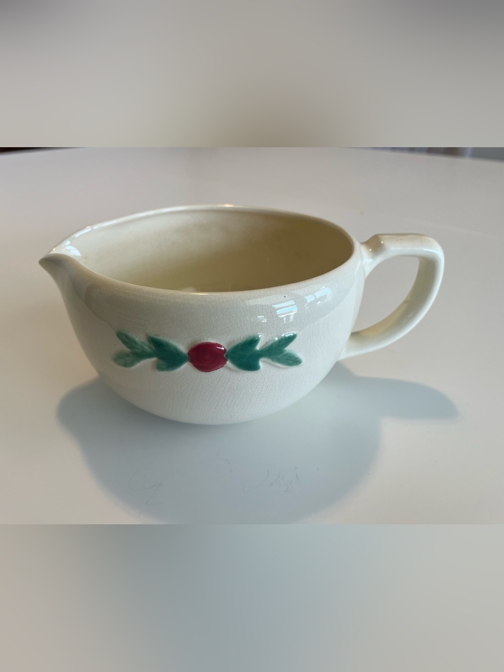 Coors Rosebud Batter Bowl in Ivory